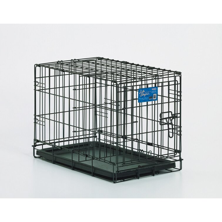 Top paw 42 inch double cheap door folding crate